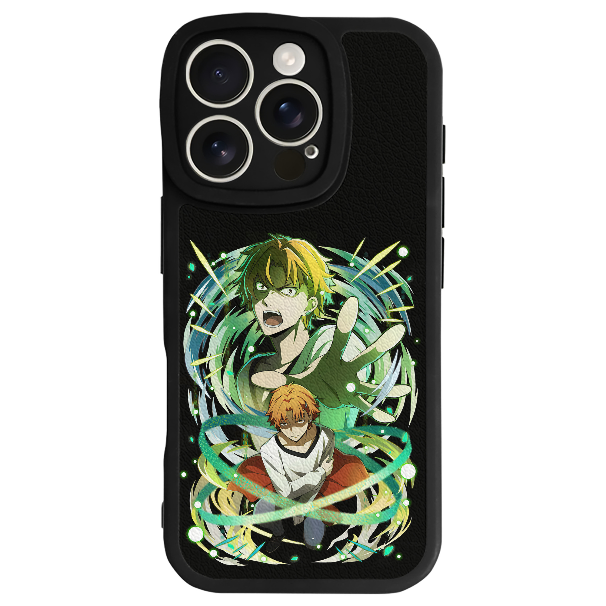 （画像用） 文豪ストレイドッグス Bungo Stray Dogs 【iPhone 16シリーズ対応】シリコンスマホケース（レザー調） 材質：シリコン